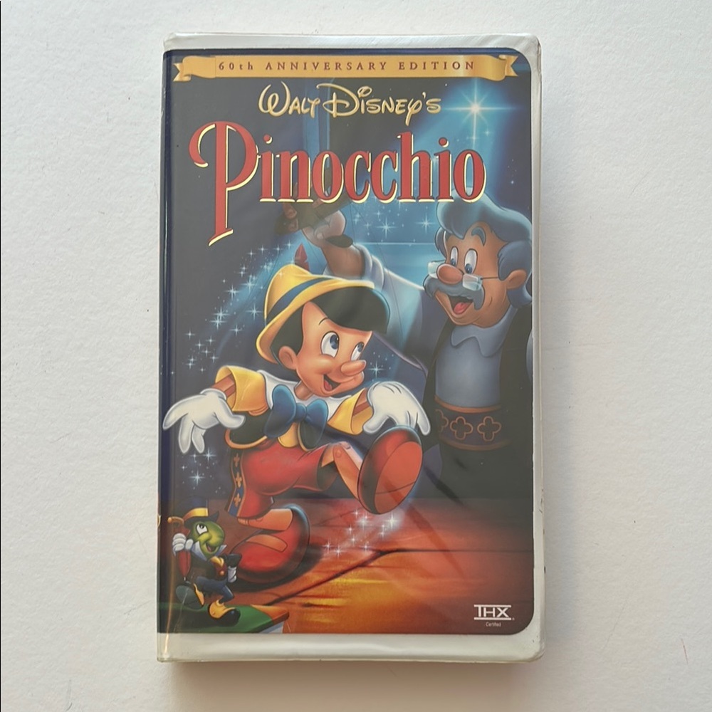 Walt Disney’s Pinocchio 60th anniversary edition classic collectible VHS tape